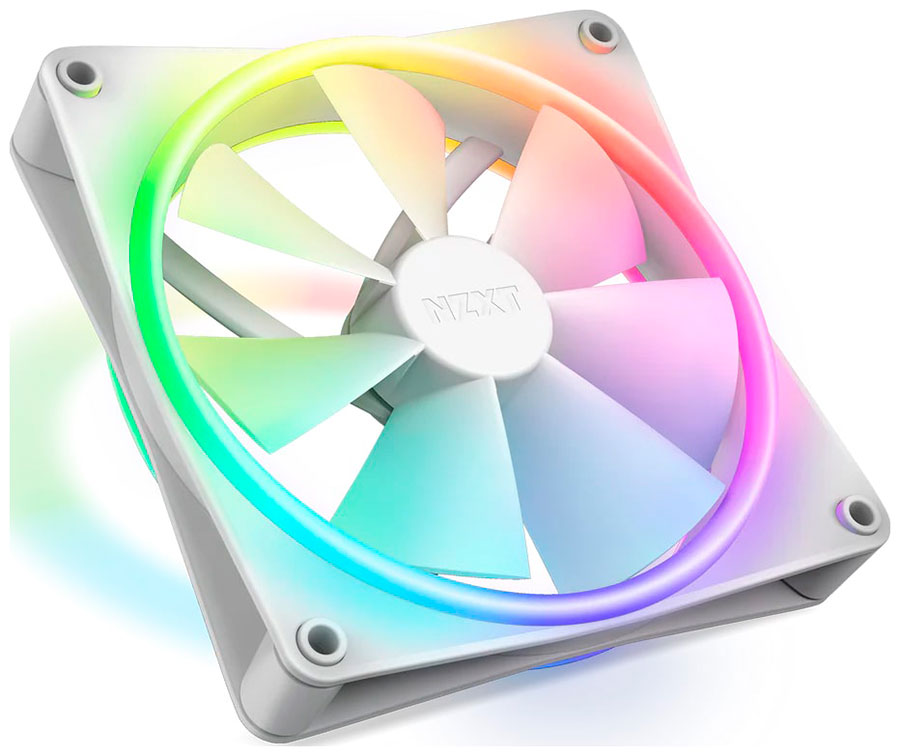 Изображение товара Вентилятор для корпуса NZXT F140 RGB Duo 140mm White (RF-D14SF-W1)