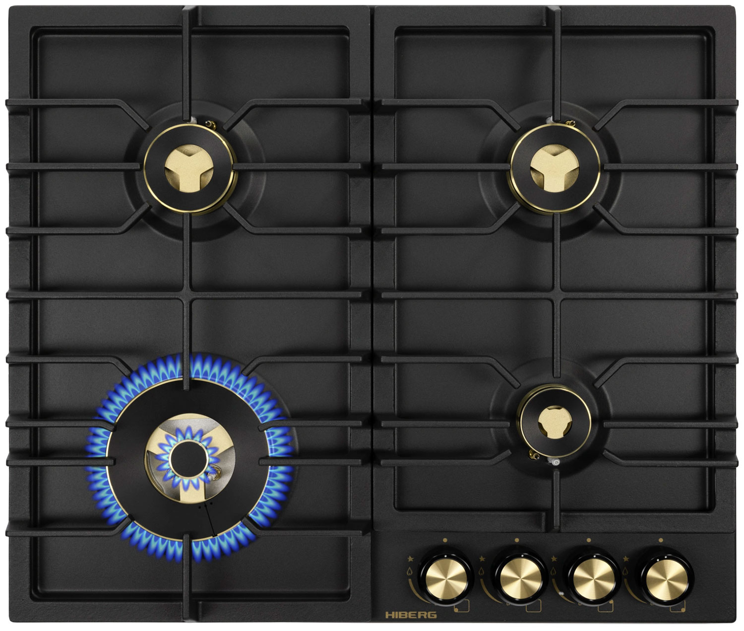 Изображение товара Газовая варочная панель Hiberg VS 6544 B