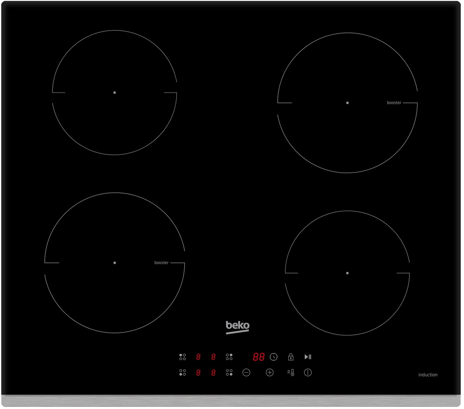 Изображение товара Электрическая варочная панель Beko HII 64400 TXO черная