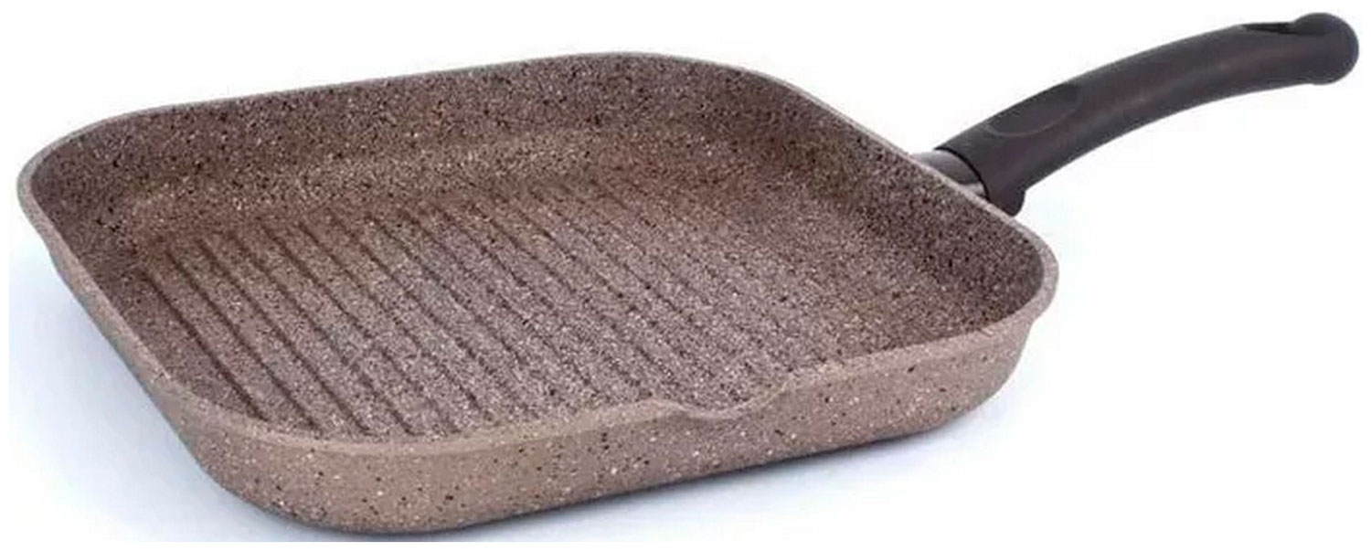 

Сковорода-гриль TimA АТ-7128 АРТ ГРАНИТ, Коричневый