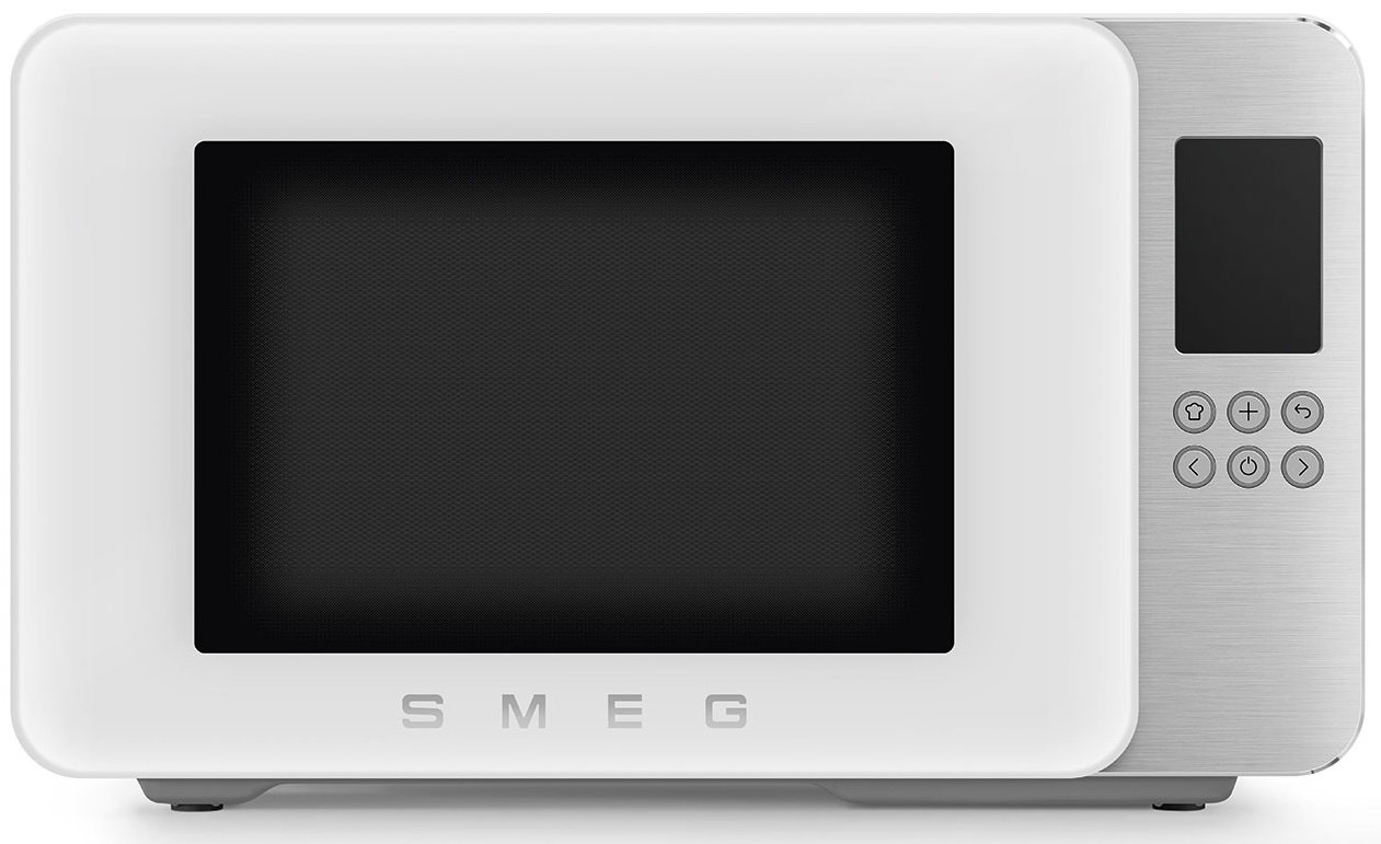 Изображение товара Микроволновая печь Smeg MOC01WHMEU с грилем и автоматическими программами