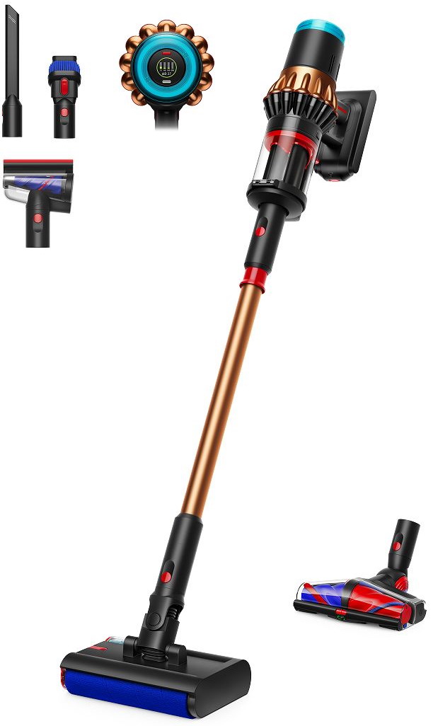 Изображение товара Пылесос вертикальный Dyson V16 Piston Animal Submarine, оранжевый (492969-01)