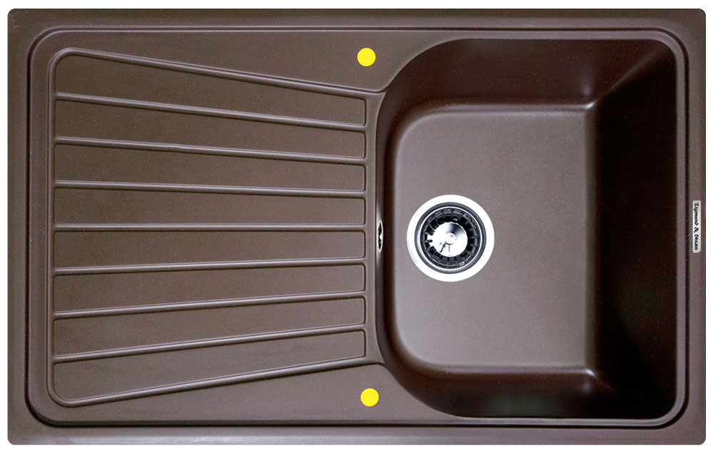Изображение товара Кухонная мойка Zigmund & Shtain KLASSISCH 790 швейцарский шоколад