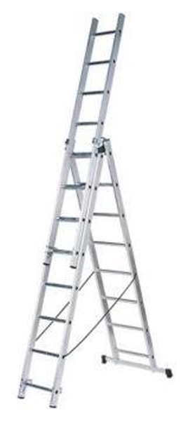 

Лестница алюминиевая Вихрь трёхсекционная ЛА 3х8 73/5/1/21