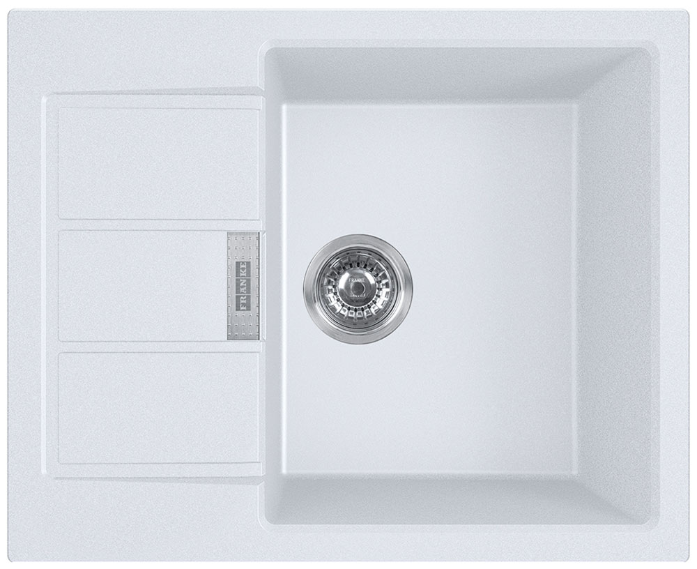 Изображение товара Кухонная мойка Franke S2D 611-62/500 белый, авт арт.143.0628.363 (иск. камень)