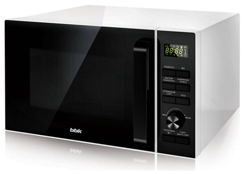 Изображение товара Микроволновая печь - СВЧ BBK 25MWS-970T/WB белый/черный