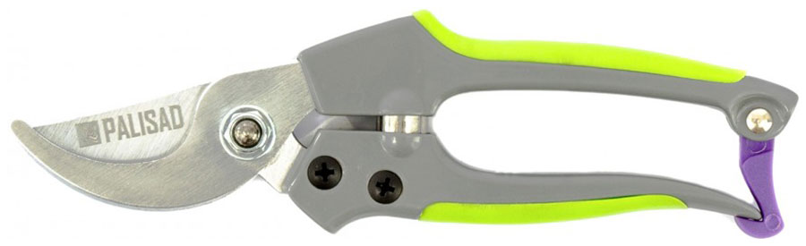 Изображение товара Секатор Palisad 60489 Секатор прямого реза, 180 мм, металлические обрезиненные рукоятки