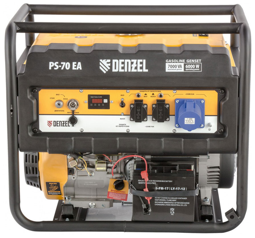 Изображение товара Электрический генератор и электростанция Denzel 946894 PS 70 EA