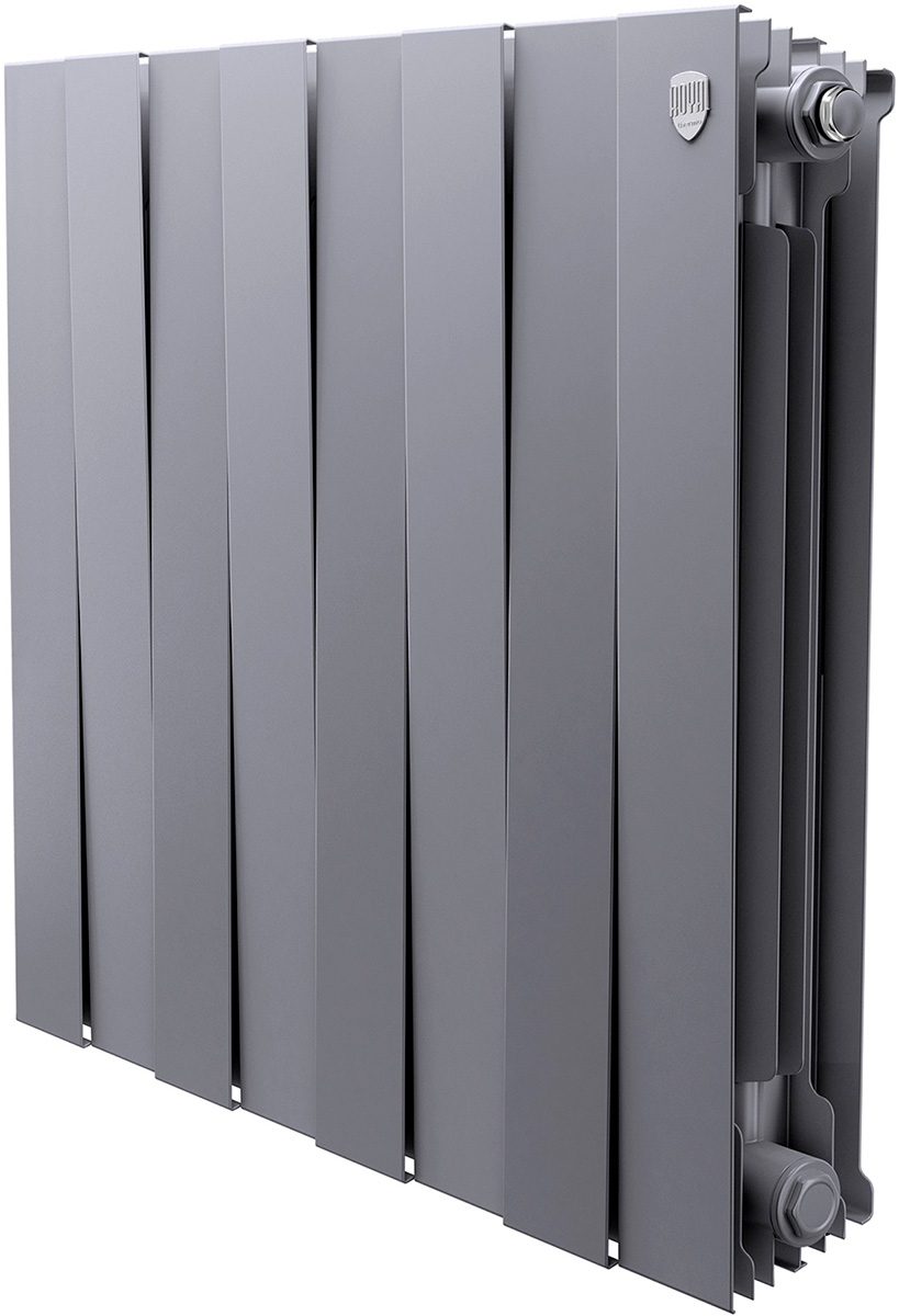Изображение товара Водяной радиатор отопления Royal Thermo PianoForte 500 new 8 секций серебристый