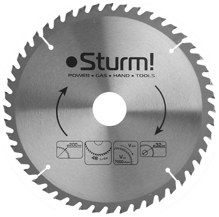 Диск пильный Sturm 9020-200x32x48T диск пильный tct ingco tsb118513