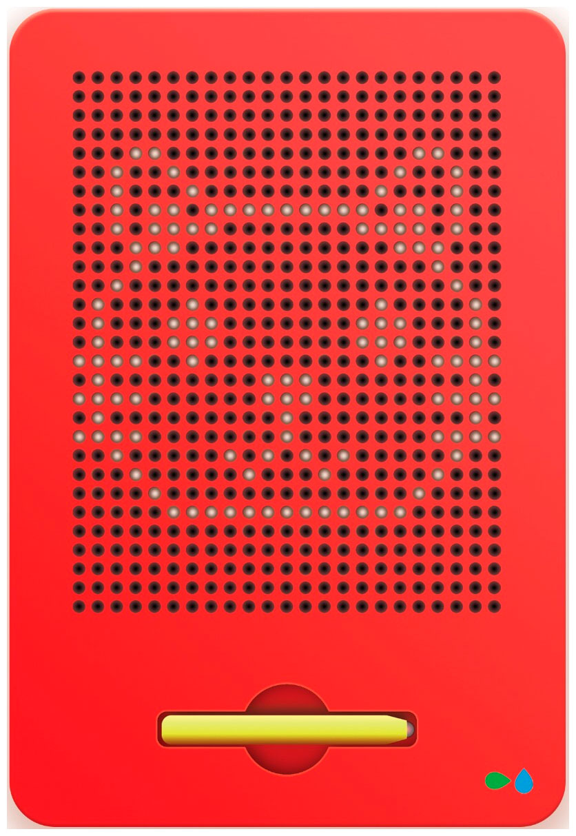 обучающий набор назад к истокам magboard алфавит english 31 5х25 5 см синий белый Магнитный планшет для рисования Назад к истокам Magboard mini, красный (MBM-RED)
