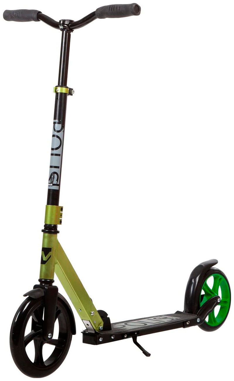 

Самокат для детей Novatrack POLIS PRO алюминий, зеленый, 230.POLIS.GN21
