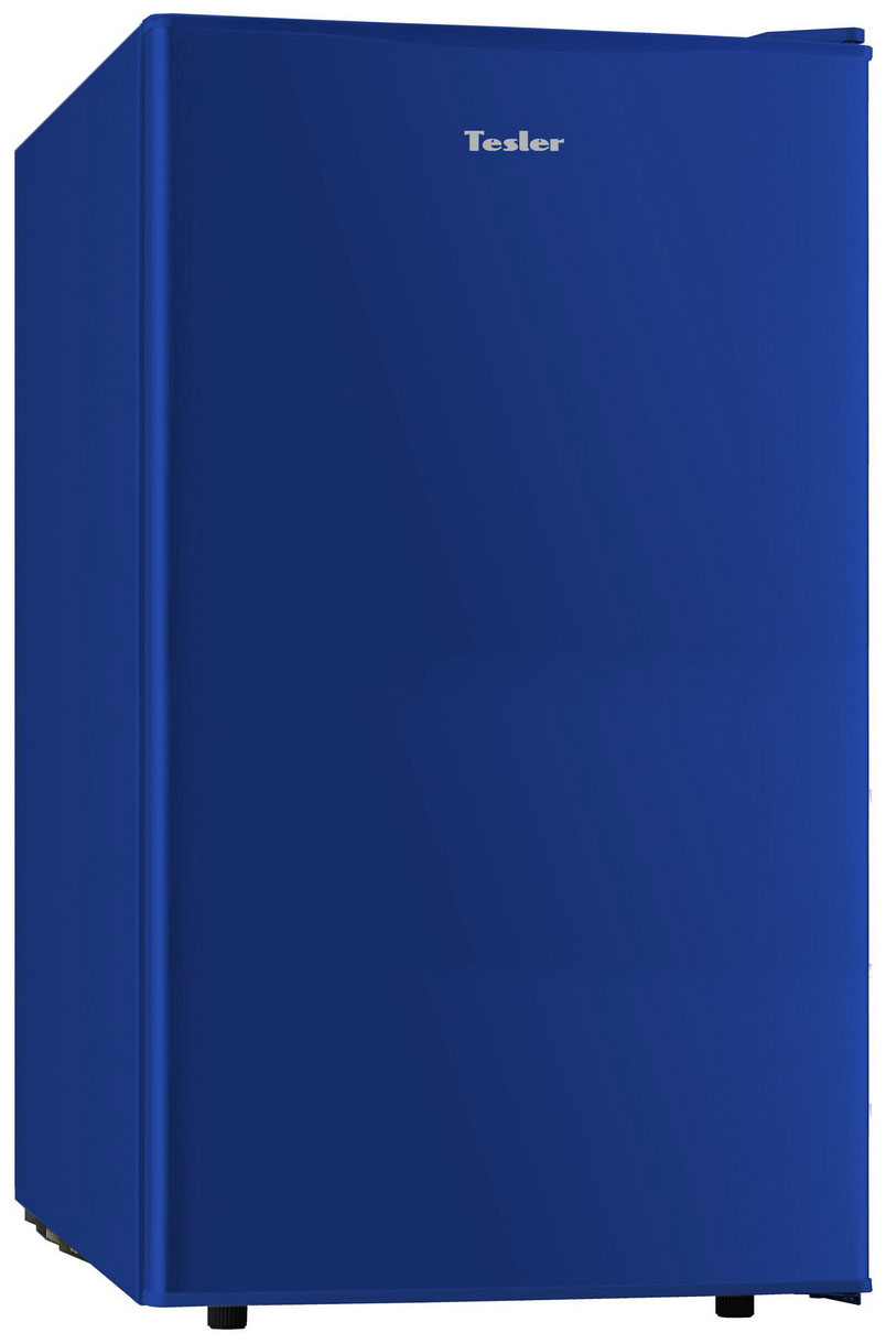 Однокамерный холодильник TESLER RC-95 DEEP BLUE холодильник tesler rc 95 champagne однокамерный класс а 90 л цвет шапмань