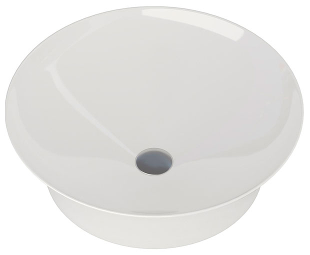 Изображение товара Раковина Aquanet Smart-1 42 белый круглая для ванной комнаты и туалета