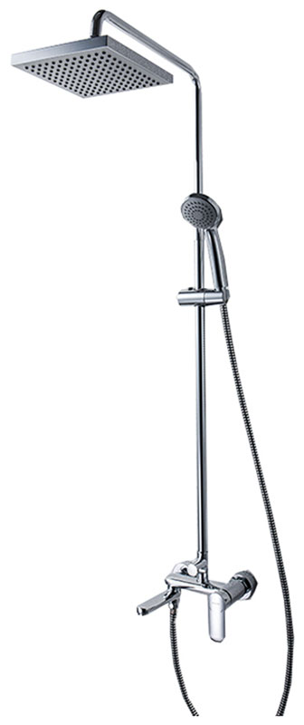 Изображение товара Душевая стойка Bravat Opal F6125183CP-A-RUS хром (F6125183CP-A-RUS)