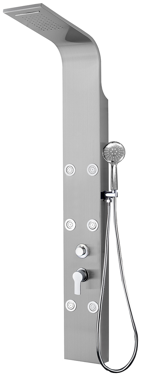 Изображение товара Душевая панель Aquanet Galaxy Matt хром (00209998)