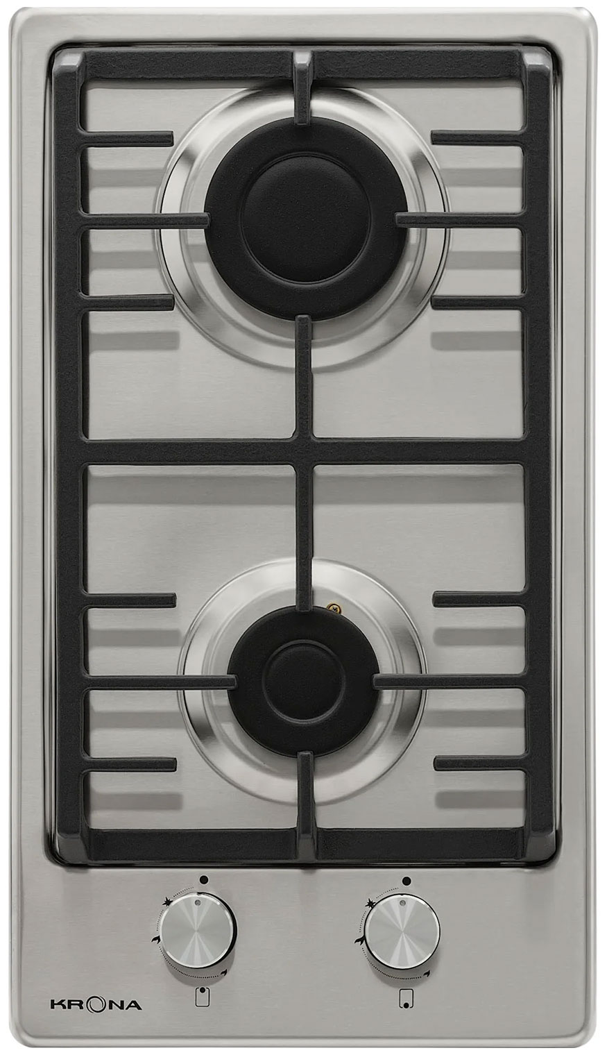 Изображение товара Газовая варочная панель Krona GALILEO 30 WH с двумя конфорками и системой газ-контроля