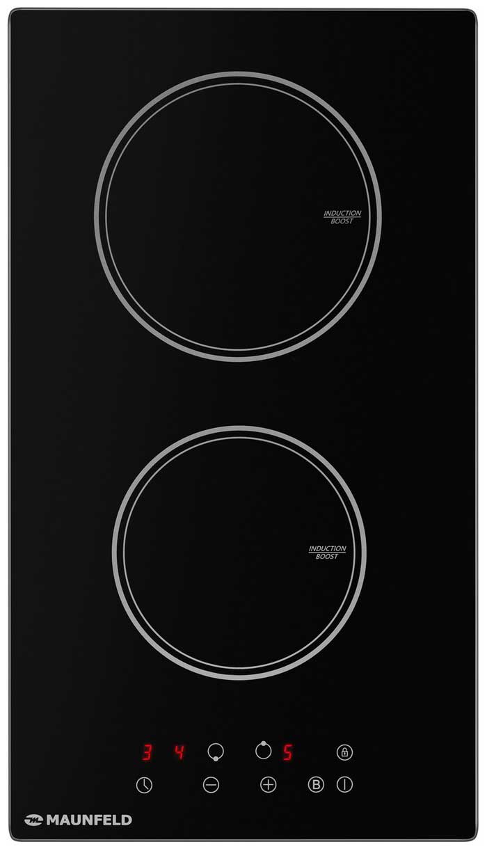 Изображение товара Электрическая варочная панель Maunfeld AVI292BK 2 конфорки индукция сенсорное управление