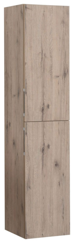 

Пенал Aquanet Алвита New 35 Дуб веллингтон коричневый (00277561), Дуб веллингтон белый