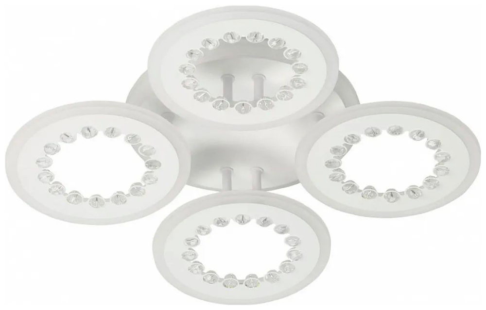 

Люстра потолочная De City Мадлен 120 22W, LED, 220 V, пульт, 424013505, Белый