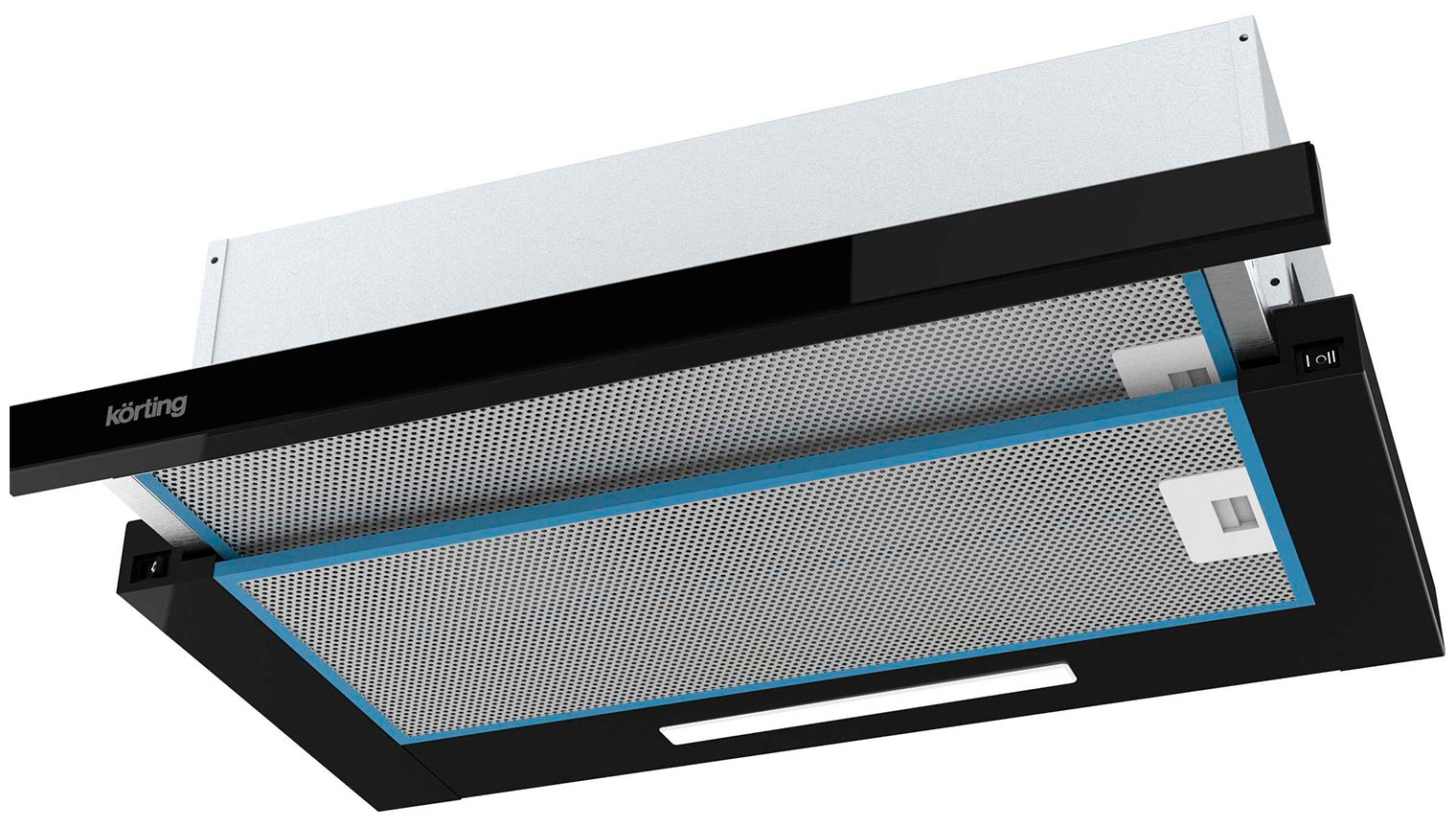 Изображение товара Вытяжка Korting KHP 5512 GN телескопическая для кухни черный 550 м3/ч