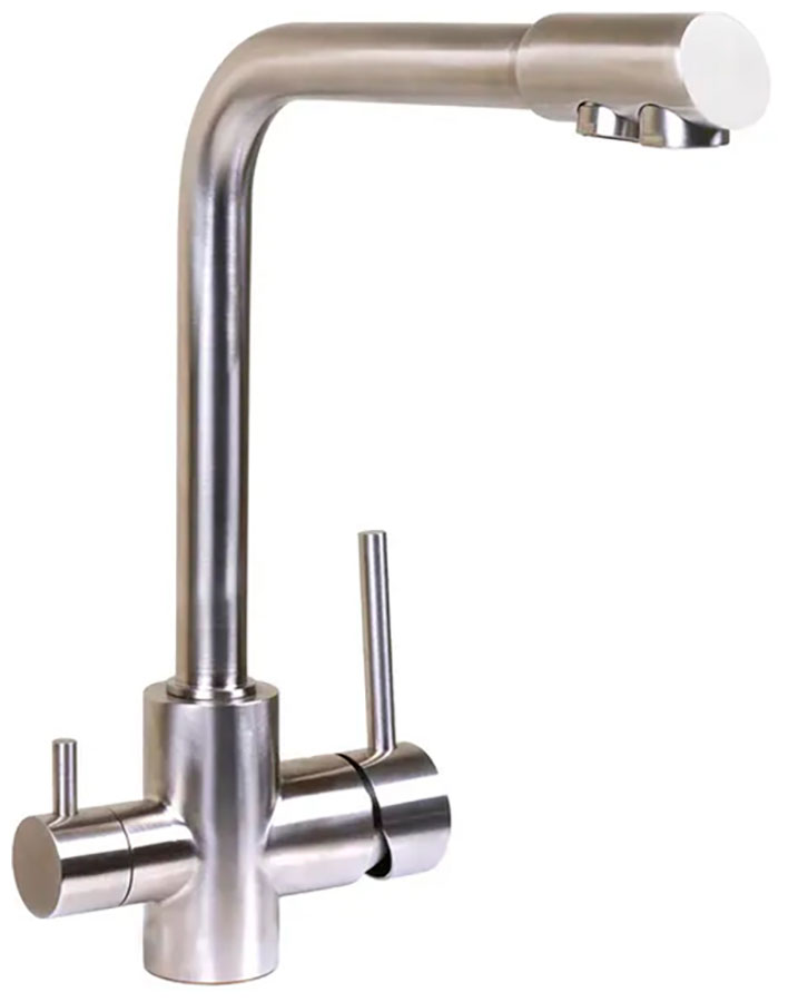 Изображение товара Кухонный смеситель Oulin OL-8073 сатин нержавеющая сталь Россия