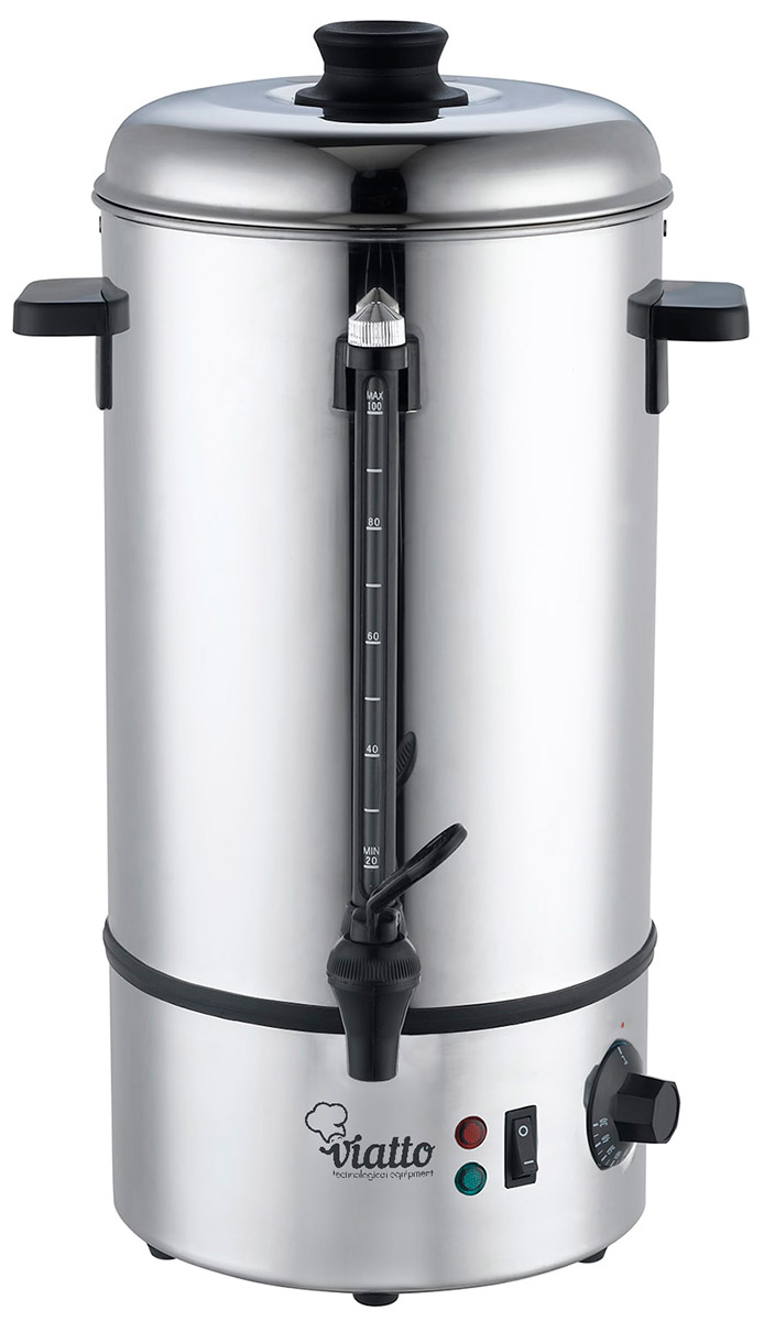 Изображение товара Электрокипятильник Viatto VA-WB10SS нержавеющая сталь 10 л 1.8 кВт