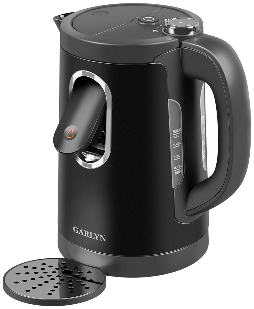 Чайник электрический Garlyn K-200 Max Черный чайник garlyn k 200 max