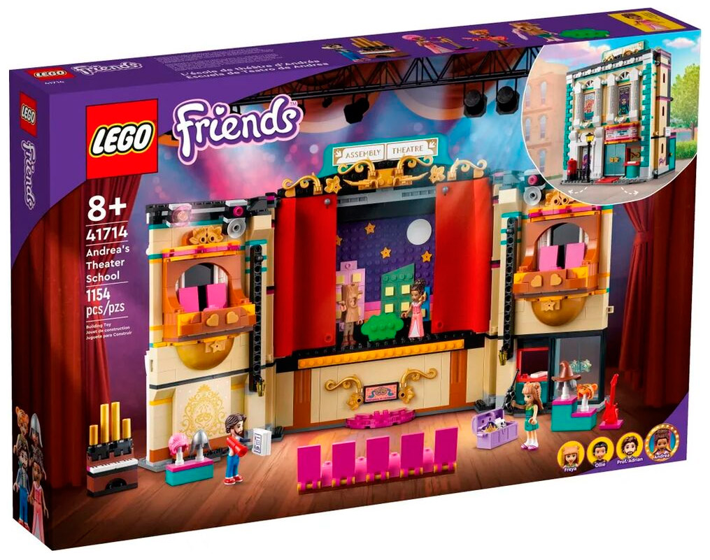 Конструктор Lego Friends Театральная школа Андреа 41714 конструктор lego friends 41390 машина со сценой андреа