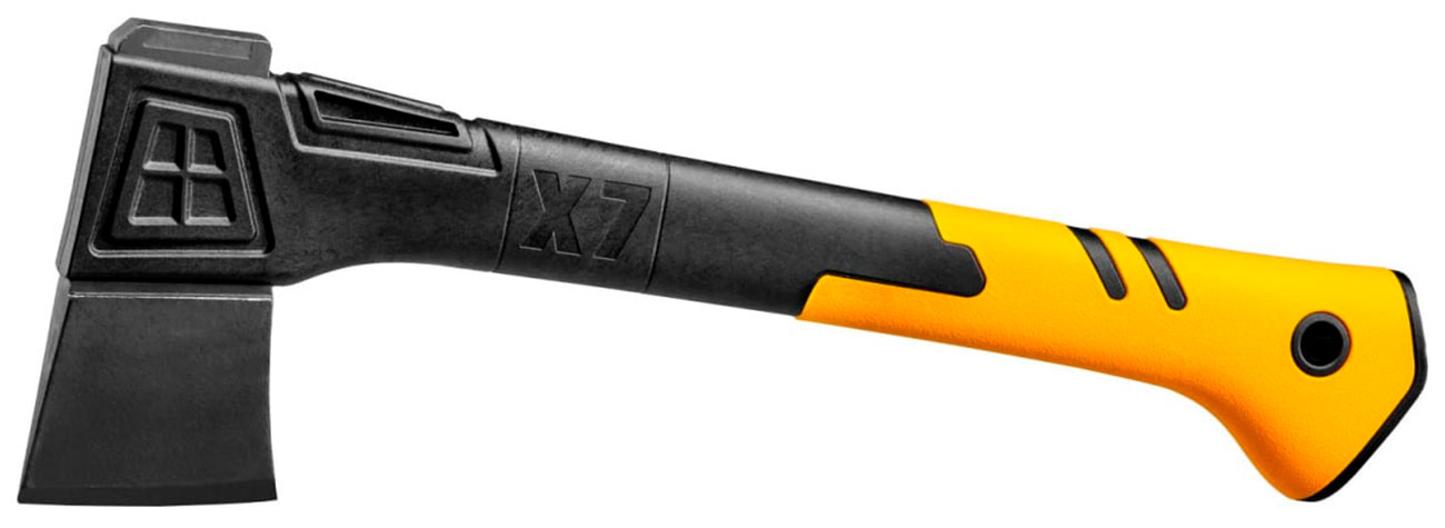 

Универсальный топор Kraftool X7 640/715 г в чехле 360 мм