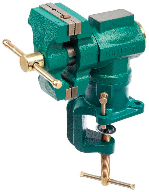 

Многофункциональные настольные тиски Kraftool 3D-MINI 65/38 мм, 32714-65
