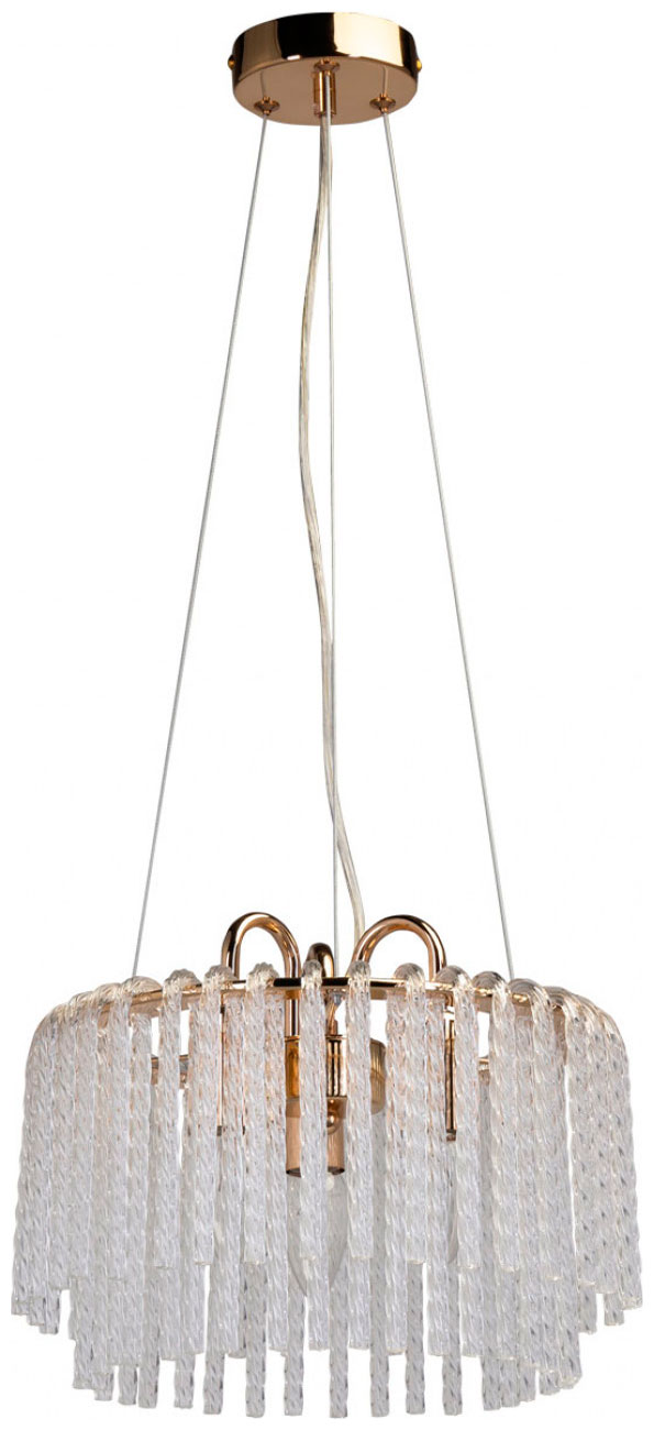 

Люстра подвесная MW-light Лавиния 3*60W Е14 443010603, Золотой/прозрачный