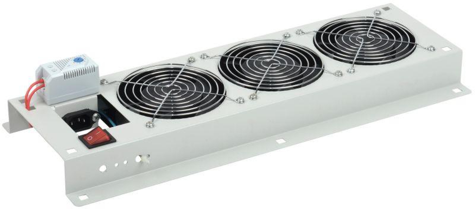 Изображение товара Высоковольтная панель вентиляторная с выключателем и термостатом ITK серия ПВ