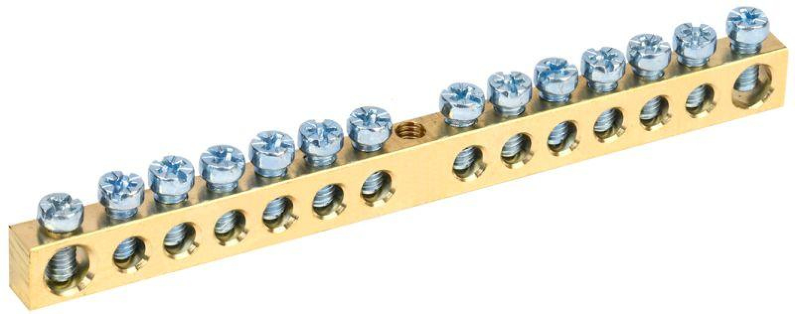 Изображение товара Изделия для электромонтажа IEK Шина PEN Земля-ноль 6х9мм 14/1