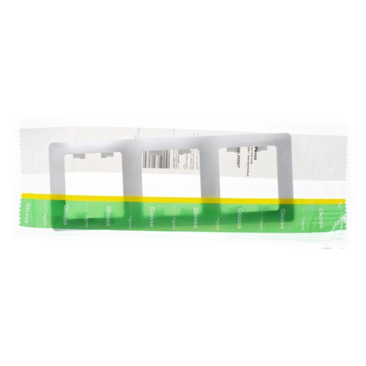 Изображение товара Рамки декоративные для электросистемы Systeme Electric Glossa вертикальные перламутр