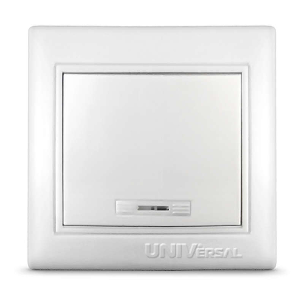 Изображение товара Выключатель 1-клавишный Севиль 10А IP20 универсальный для освещения Изображение товара Выключатель 1-клавишный Севиль 10А IP20 универсальный для освещения