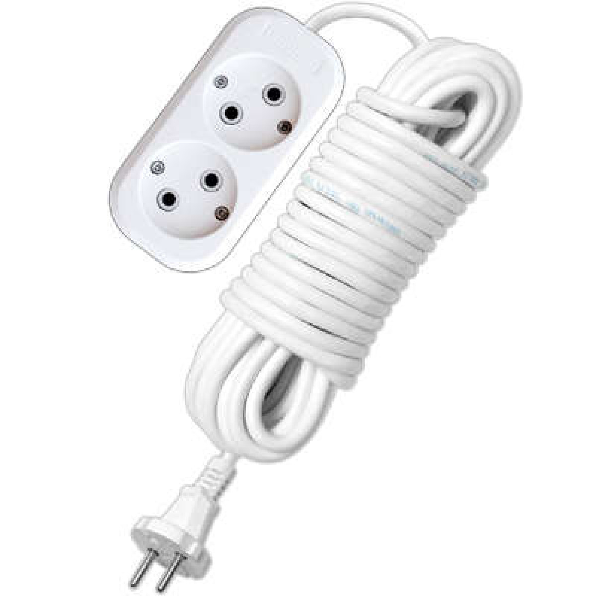 Изображение товара Удлинитель Универсал 2х10м без заземл. 10А IP20 Е-202 ПВС 2х1 АБС-пластик UNIVersal