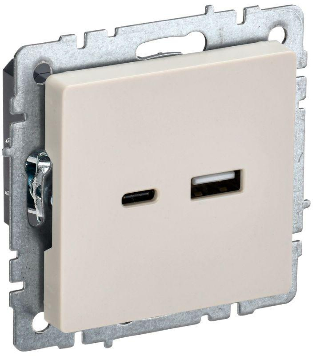 Изображение товара Розетка USB IEK BRITE с 2 выходами 18Вт для скрытой установки