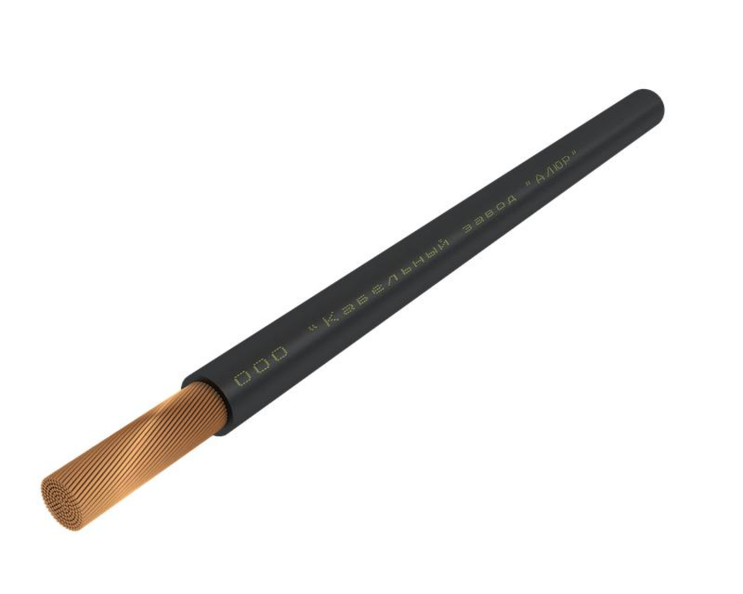 Изображение товара Кабели, провода и аксессуары Алюр Провод ПуГВнг(А)-LS 1х1 Ч (бухта) (м)