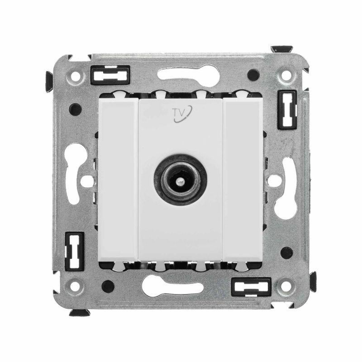 Изображение товара Розетка телевизионная проходная DKC TV СП Avanti белая для скрытой установки