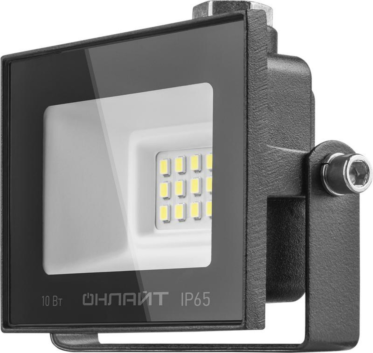 Изображение товара Прожектор светодиодный Онлайт 10Вт IP65 черный для наружного освещения