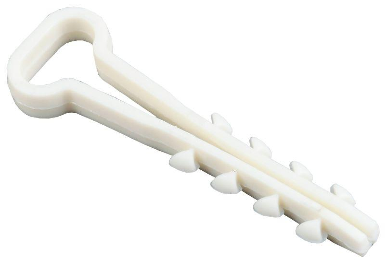 Изображение товара Дюбель-хомут IEK 5х8 мм нейлон белый упаковка 100 шт для электромонтажа