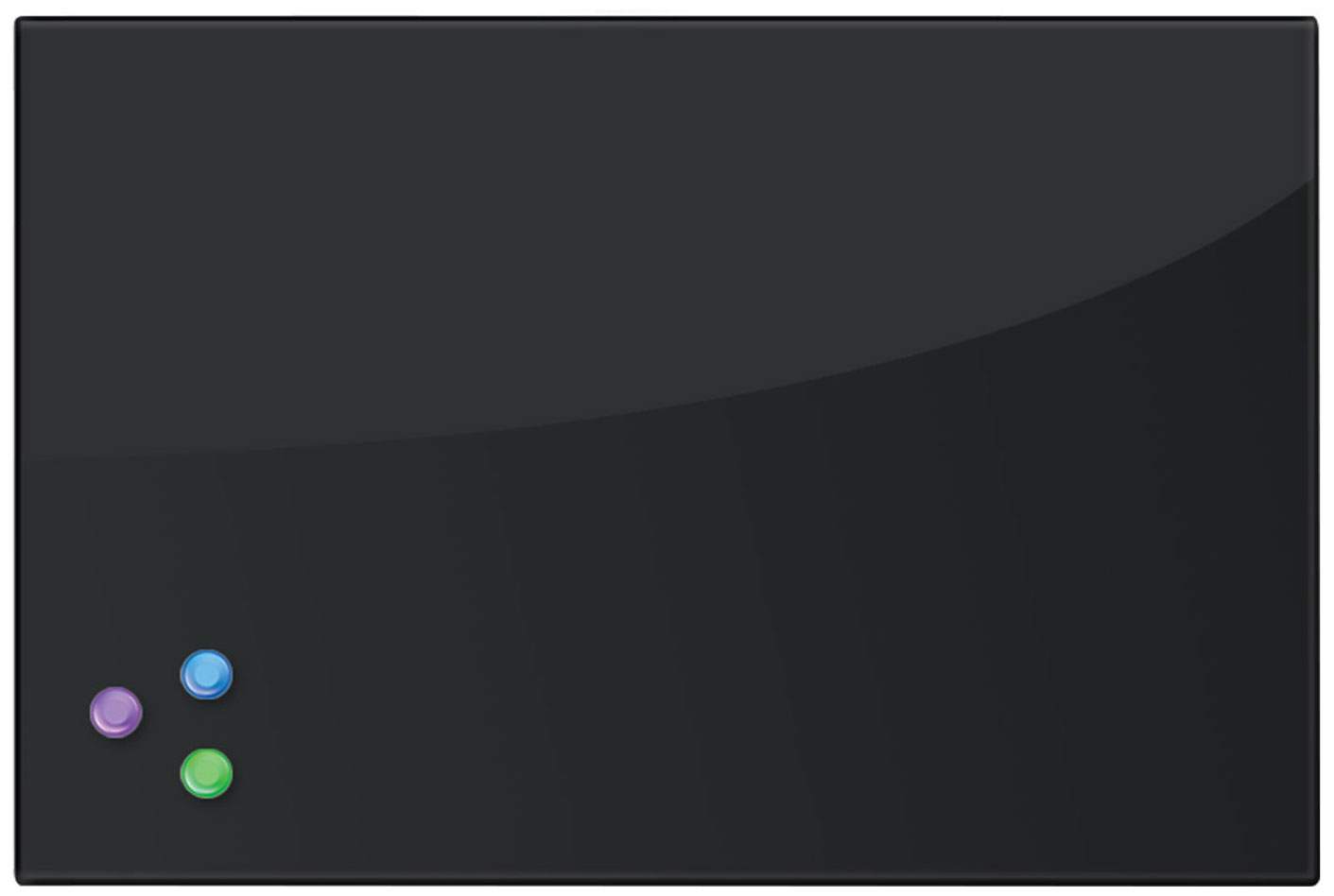 Изображение товара Магнитно-маркерная стеклянная доска Brauberg 40х60 см с магнитами и креплением