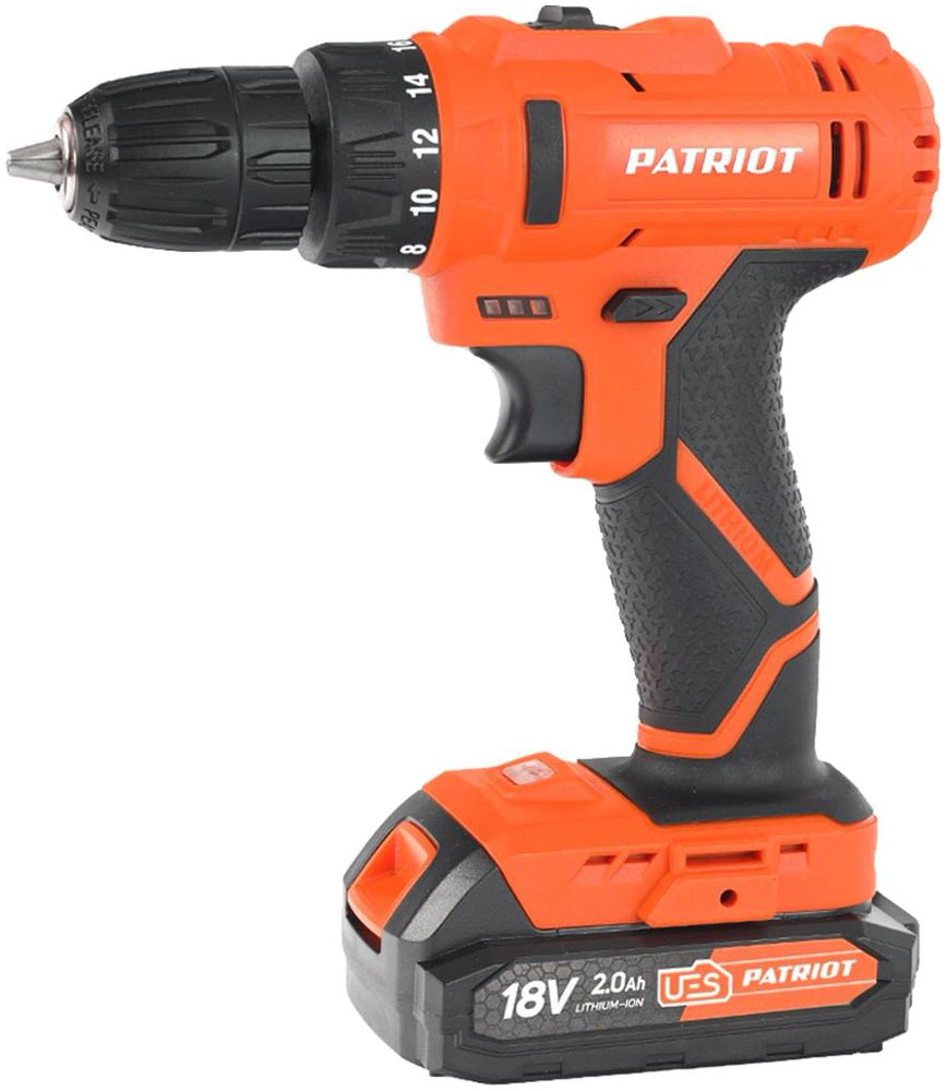 

Дрель-шуруповерт Patriot BR 187UES аккум. патрон:быстрозажимной (кейс в комплекте)