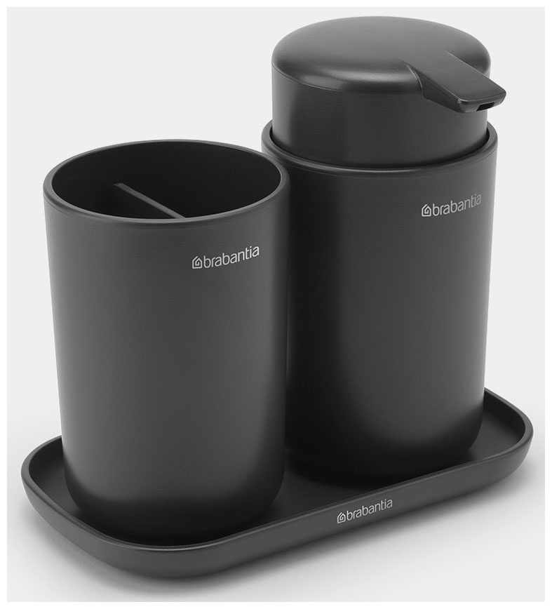 Изображение товара Набор аксессуаров Brabantia ReNew 3 пр темно-серый стильный и прочный