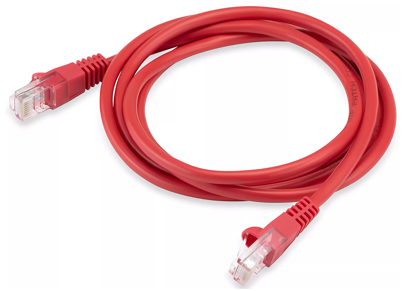 Изображение товара Патч-корд UTP 5E 1. 5м красный RJ-45 - надежное подключение для домашних и офисных сетей