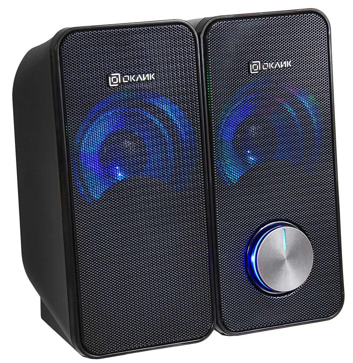 Изображение товара Колонки OKlick OK-122 2.0 черные 6 Вт USB акустика для компьютера