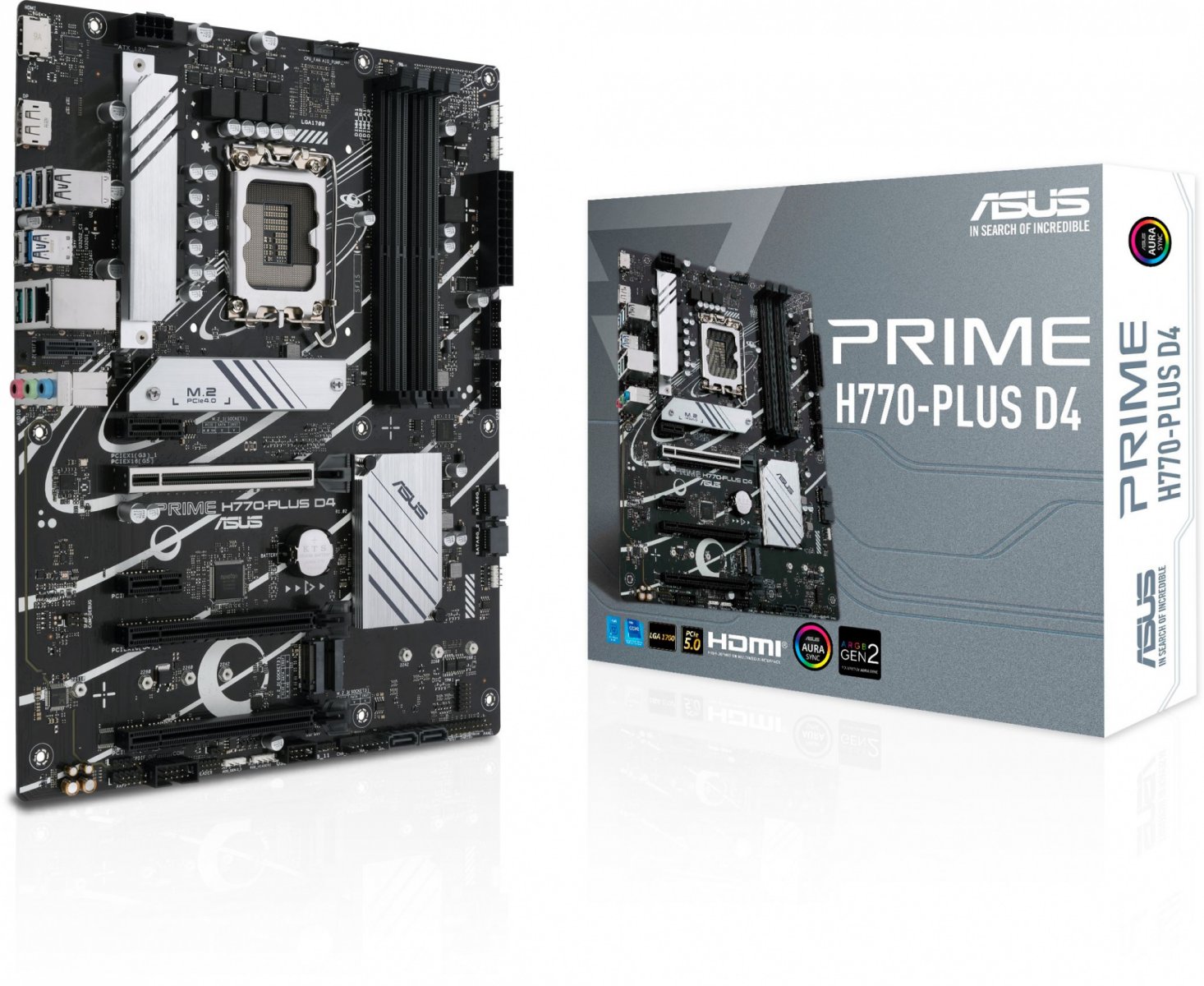 Изображение товара Материнская плата Asus PRIME H770-PLUS D4 LGA1700 ATX для современных ПК