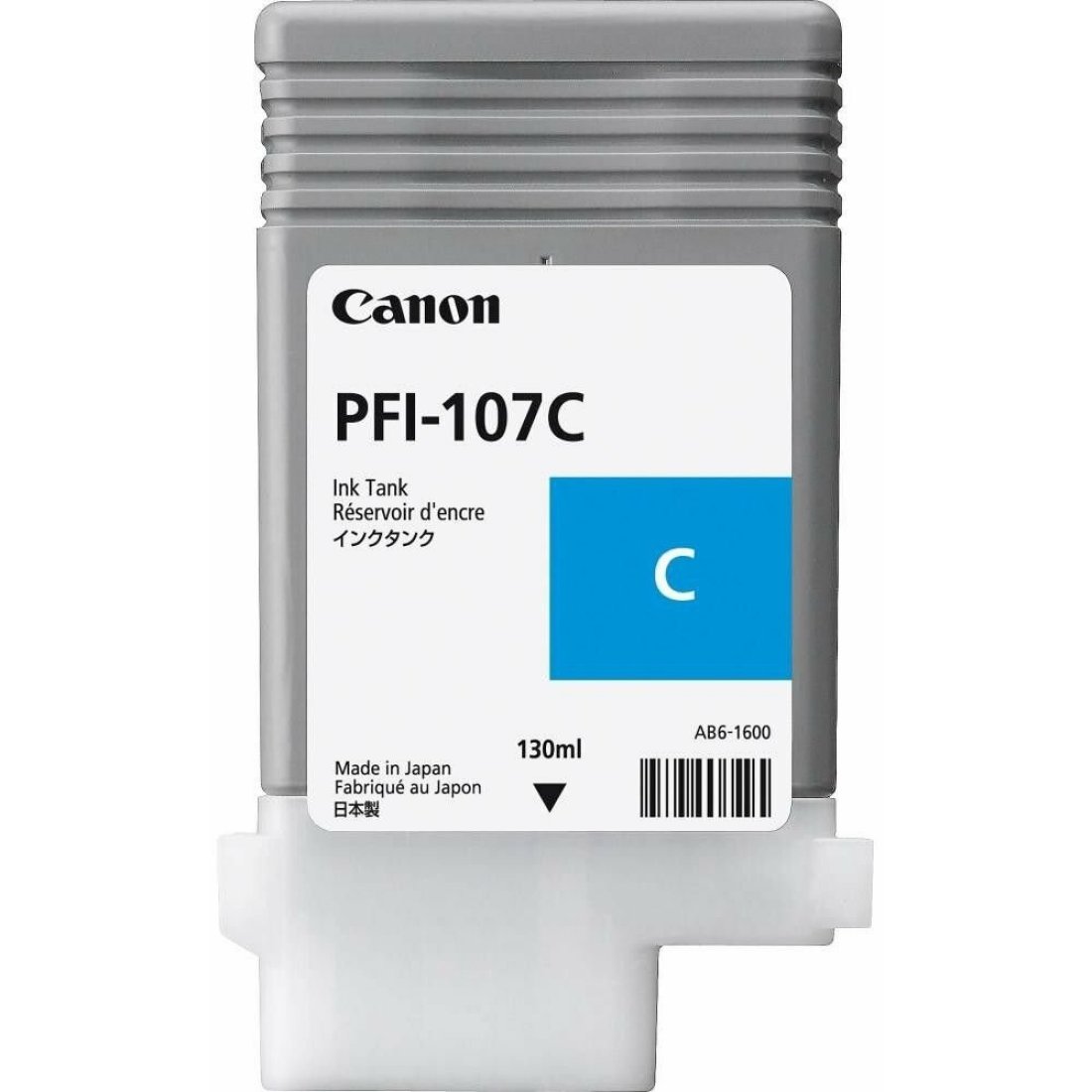 Изображение товара Картридж струйный Canon PFI-107C 6706B001 голубой (130мл) для iP F680/685/780/785