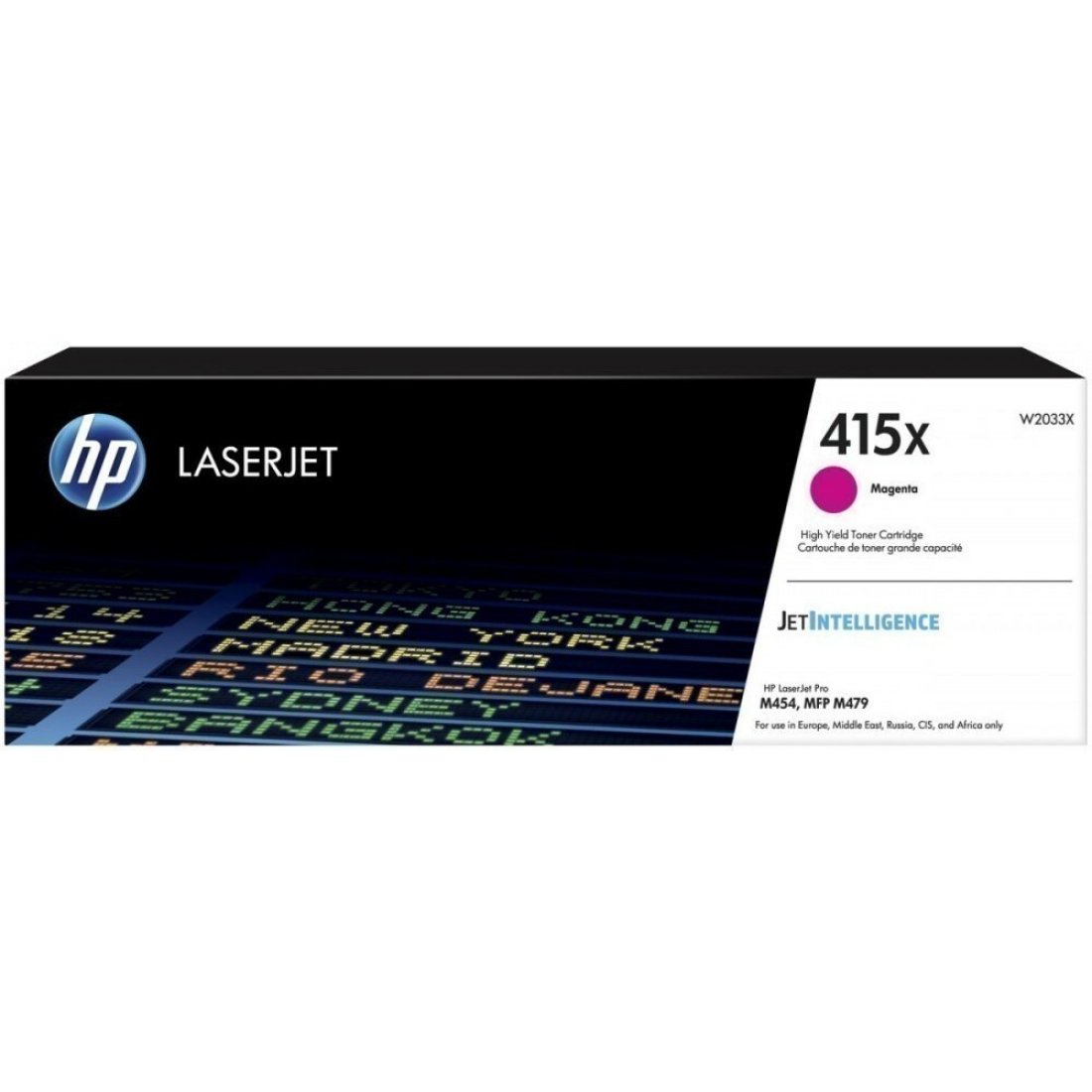 Изображение товара Лазерный картридж HP 415X W2033X пурпурный для LJ M454 MFP M479 6000 страниц